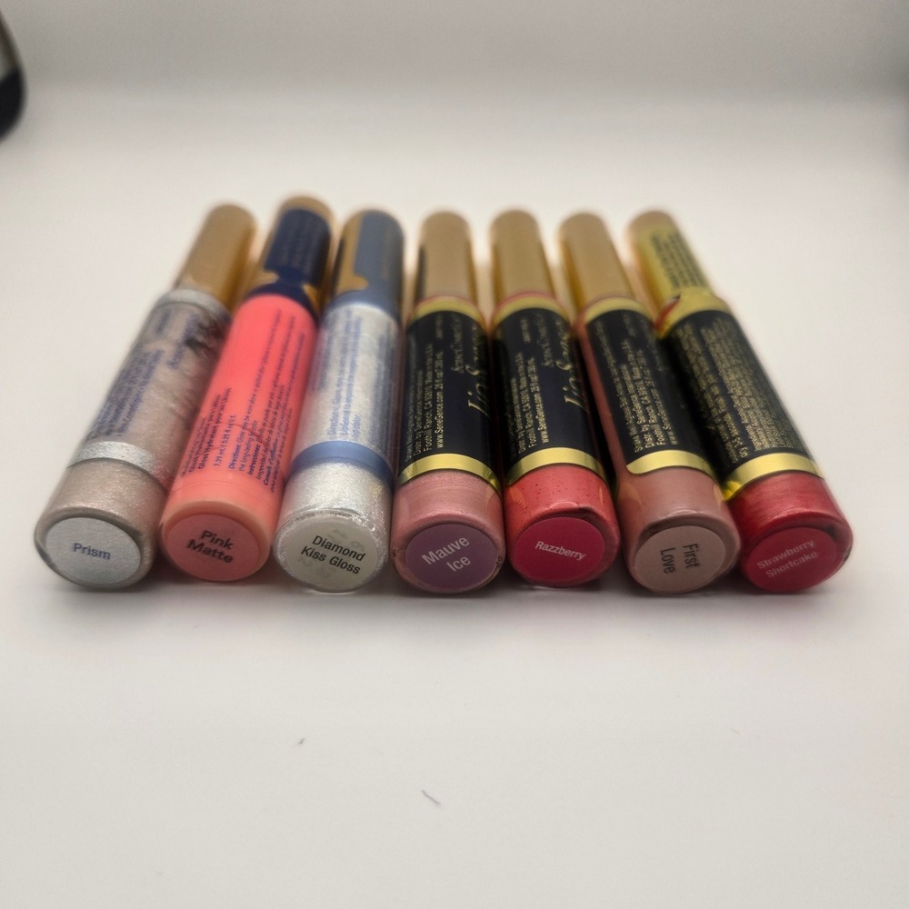 SeneGence LipSense Pink Berry Bundle 7pc Lip Colors & Glosses NEW